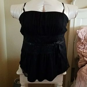 Torrid sz 3 Black Baby Doll Top